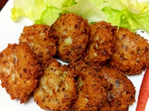 ★レンコンと豆腐の揚げ団子★